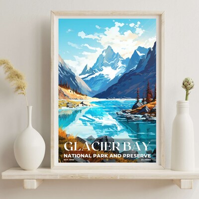 Glacier Bay National Park and Preserve Poster, Travel Art, Office Poster, Home Decor | S6 - image6